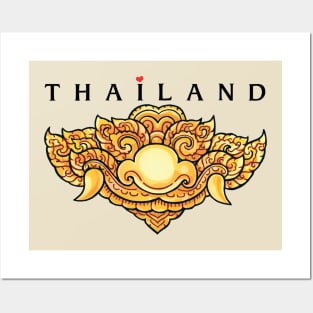 Antique Thai Art Design Posters and Art